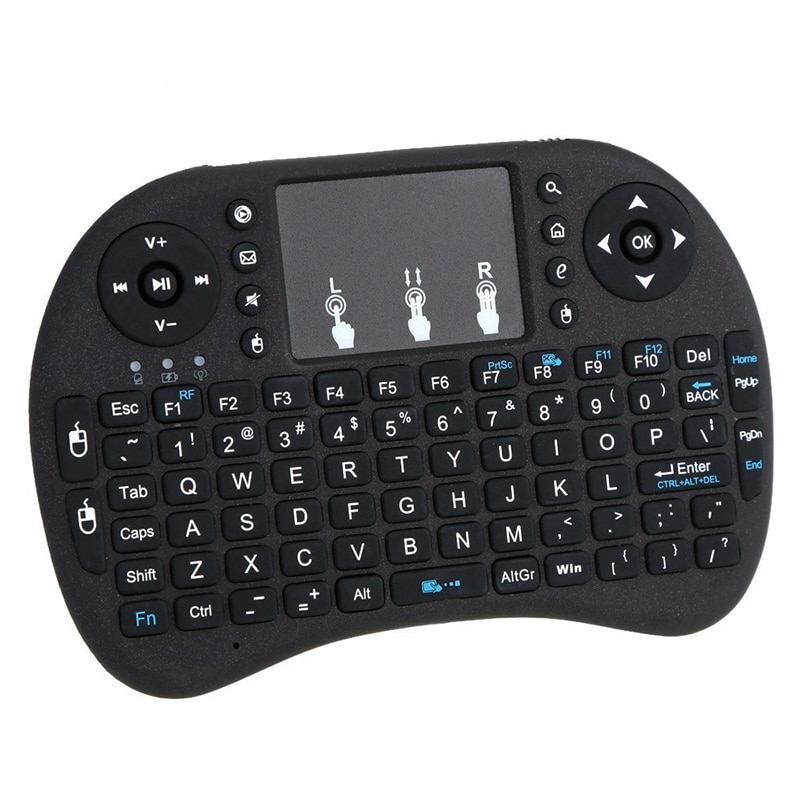 I8 Mini Wireless Keyboard Backlit 2.4G Air Mouse Remote Touchpad For TV Box PC