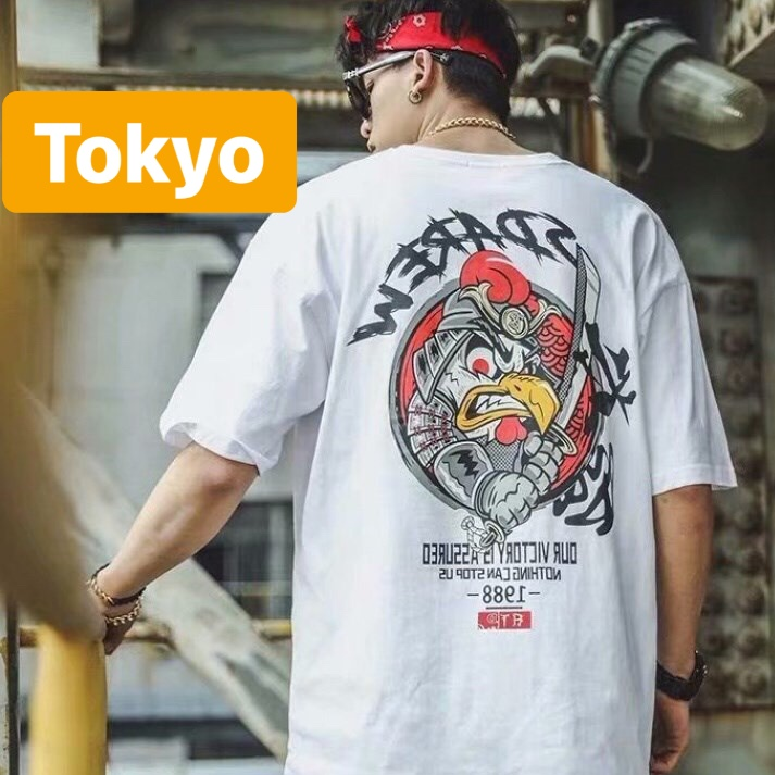 ÁO THUN NAM NỮ UNISEX KÉT SAMURAI FORM RỘNG NHẬT BẢN HOT TREND MẠNH MẼ SÀNH ĐIỆU VẢI DÀY MỊN - TOKYO FASHION