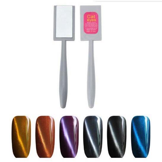 NAM CHÂM MẮT MÈO 2 ĐẦU - DÙNG SƠN GEL MẮT MÈO