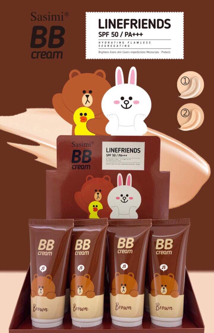 [HCM]Kem lót BB Sasimi Line Gấu - Thỏ