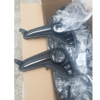 Ốp đèn gầm mạ crom ( không lỗ ) Hyundai I10 2017-2021 Hatback