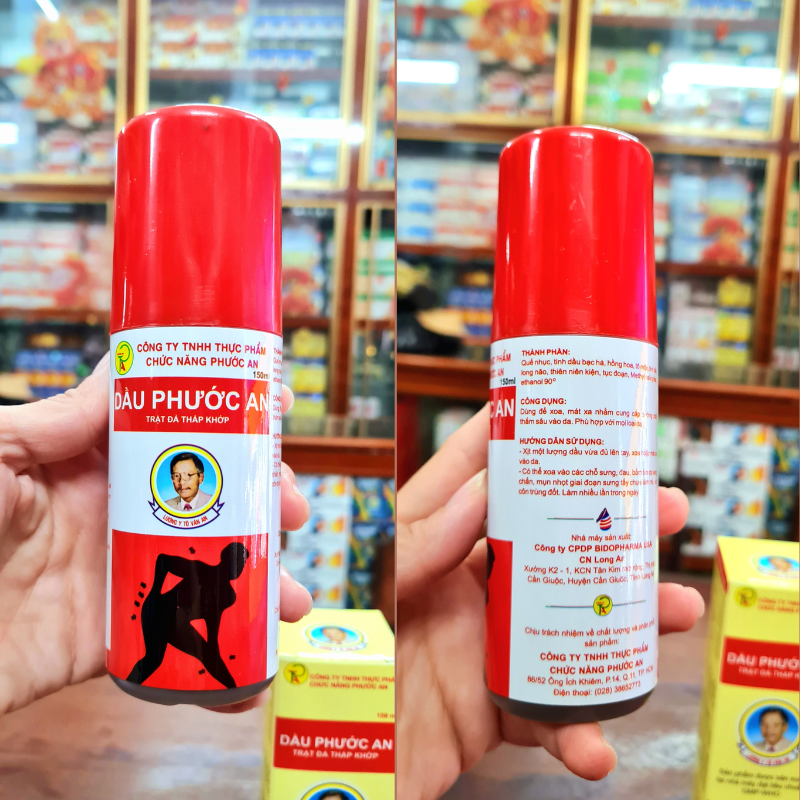 DẦU PHONG THẤP TRẬT ĐẢ PHƯỚC AN CHAI 150ml