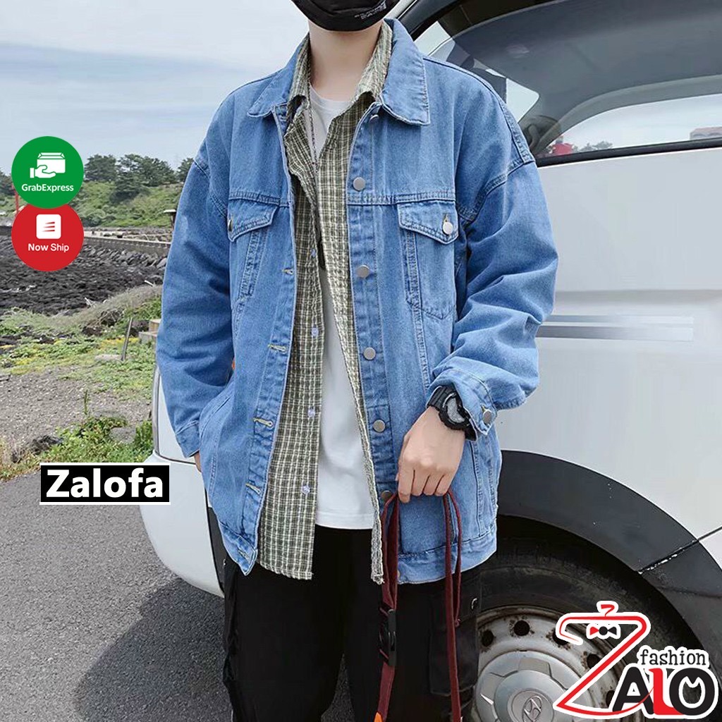 [HCM]ÁO KHOÁC JEAN NAM CAO CẤP XANH TRƠN THỜI TRANG CHẤT LIÊU ĐẸP PHƯƠNG VI FASHION + ÁO THUN TRƠN SIZE 9-12MONTH