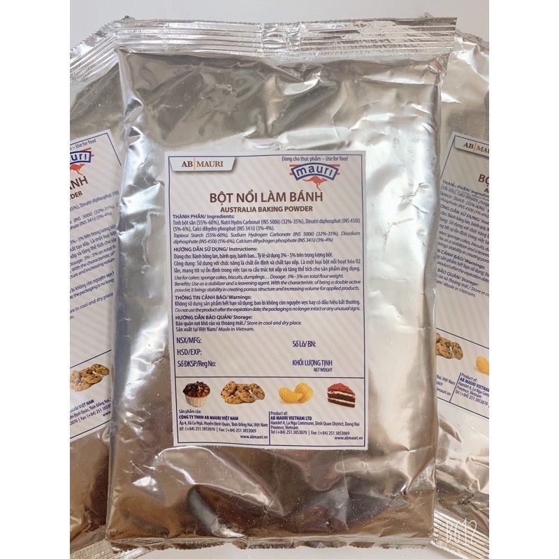 Bột nổi mauri 500gr/ baking power
