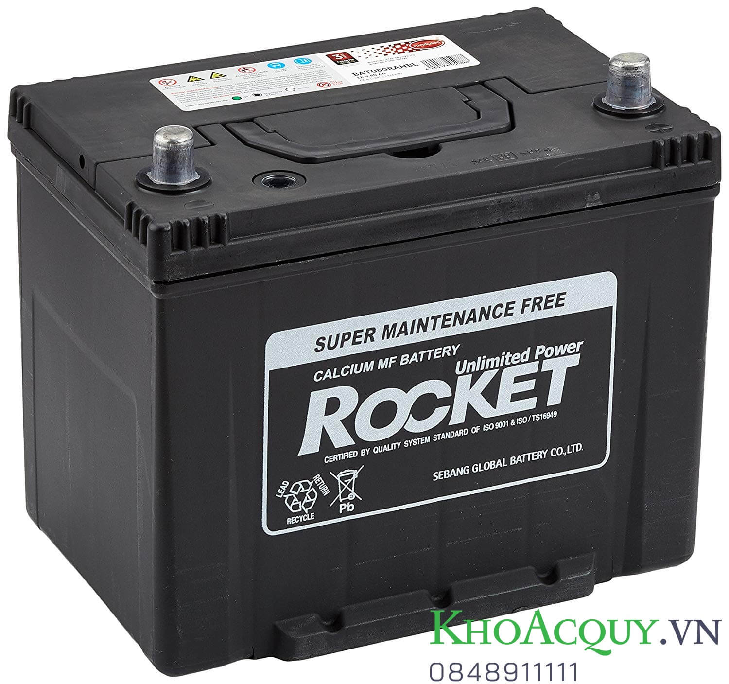 Ắc quy khô Rocket 12V 60AH