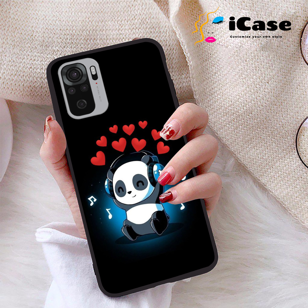 Ốp lưng Xiaomi Redmi Note 10 4G viền dẻo TPU BST Panda