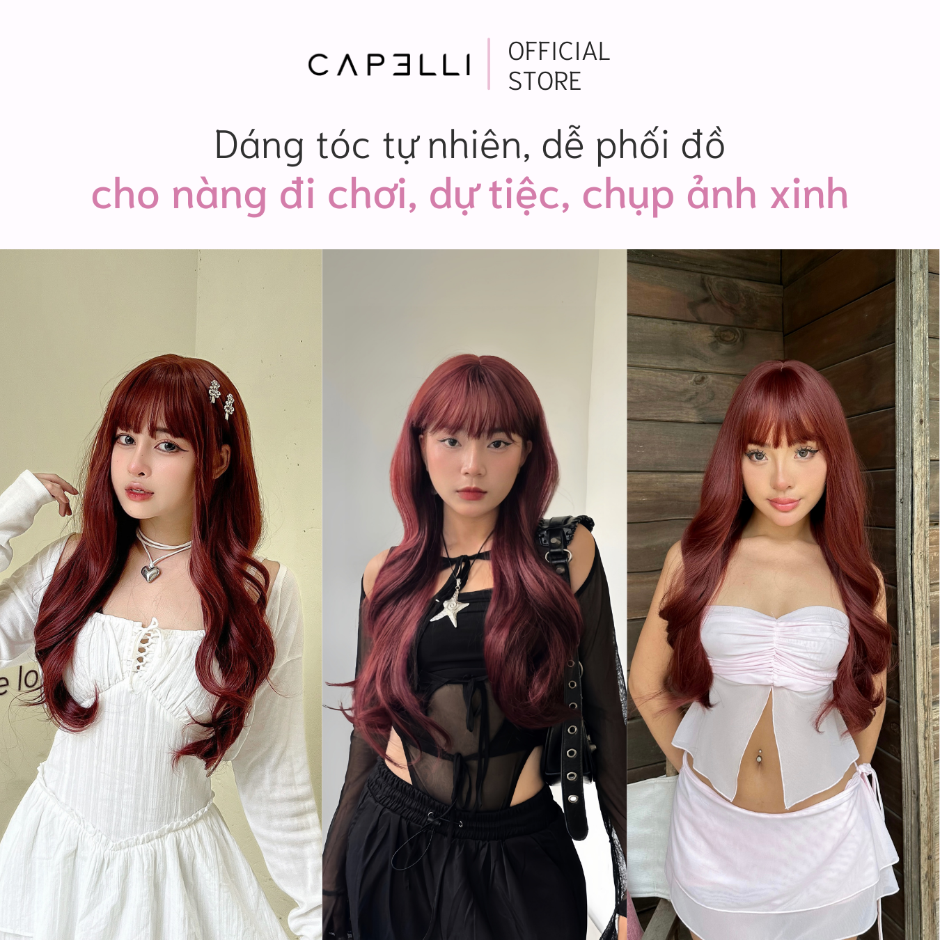 Tóc Cả Đầu CAPELLI Lucia Wig
