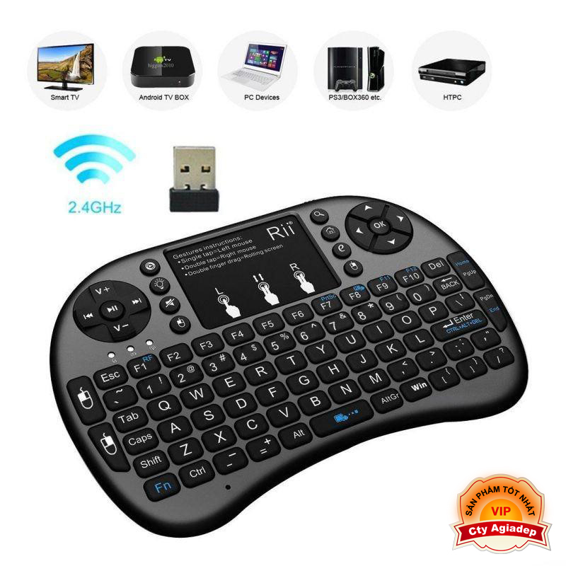Chuột bay kiêm bàn phím không dây ukb500 cho smart tivi & android box