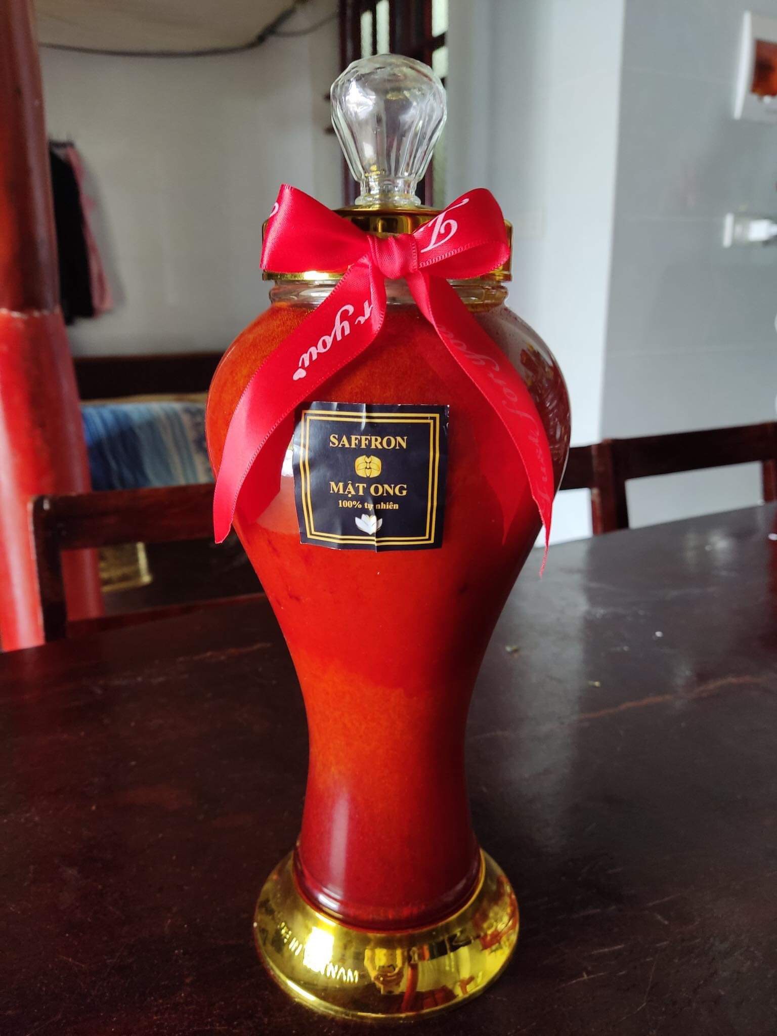 Saffron ngâm mật ong bạc hà Mo&MM