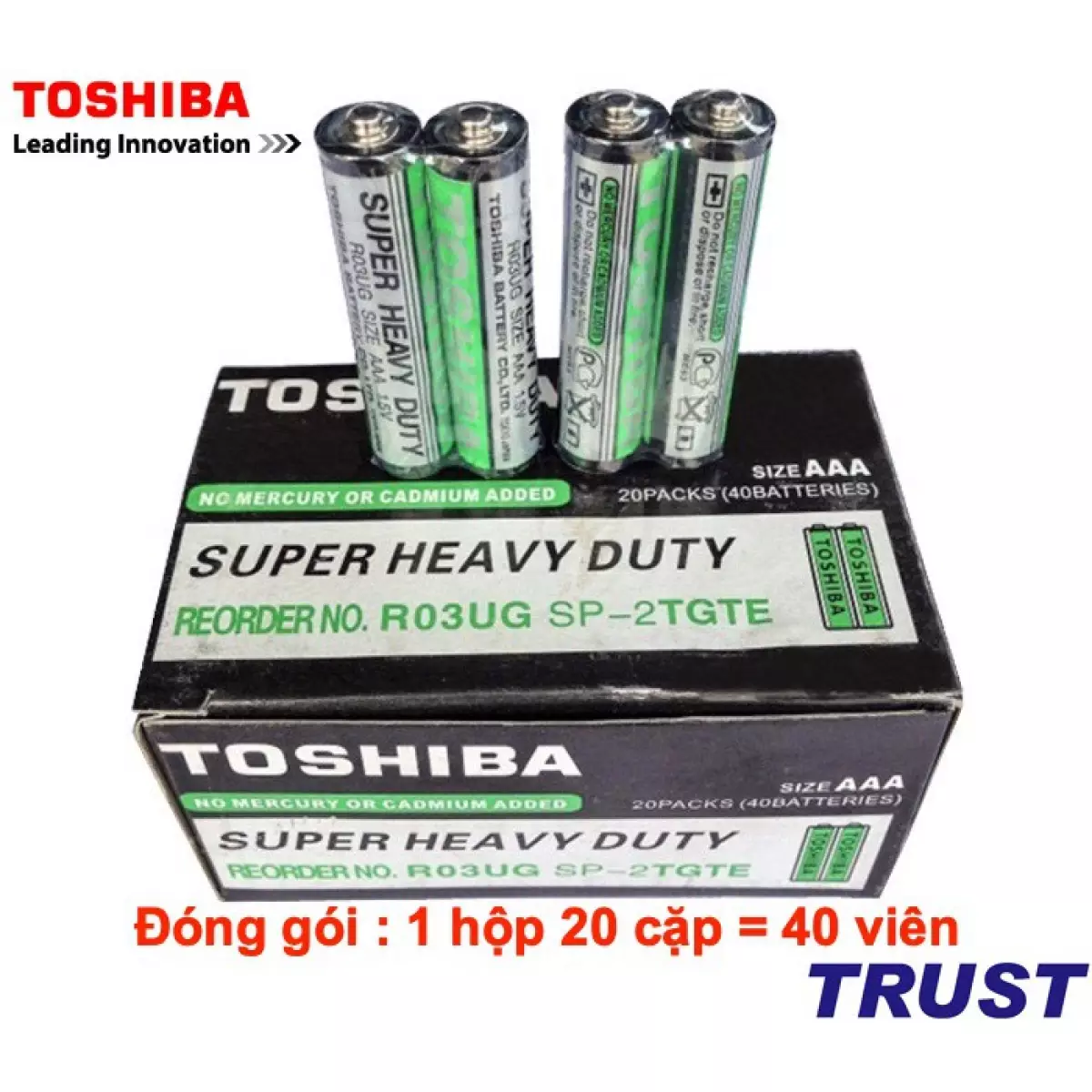 Pin đũa - pin nhí aaa toshiba
