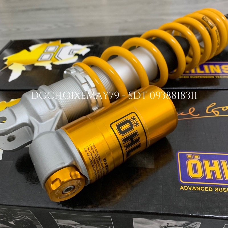 Phuộc Ohlins bình dầu dưới cho Vario, Click, Mio, Vision, SH Mode