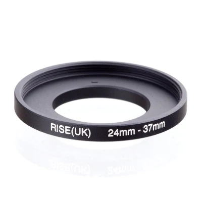 Super 7d original RISE(UK) 24mm 37mm 24 37 mm 24 to 37 Step Up Ring Filter Adapter black