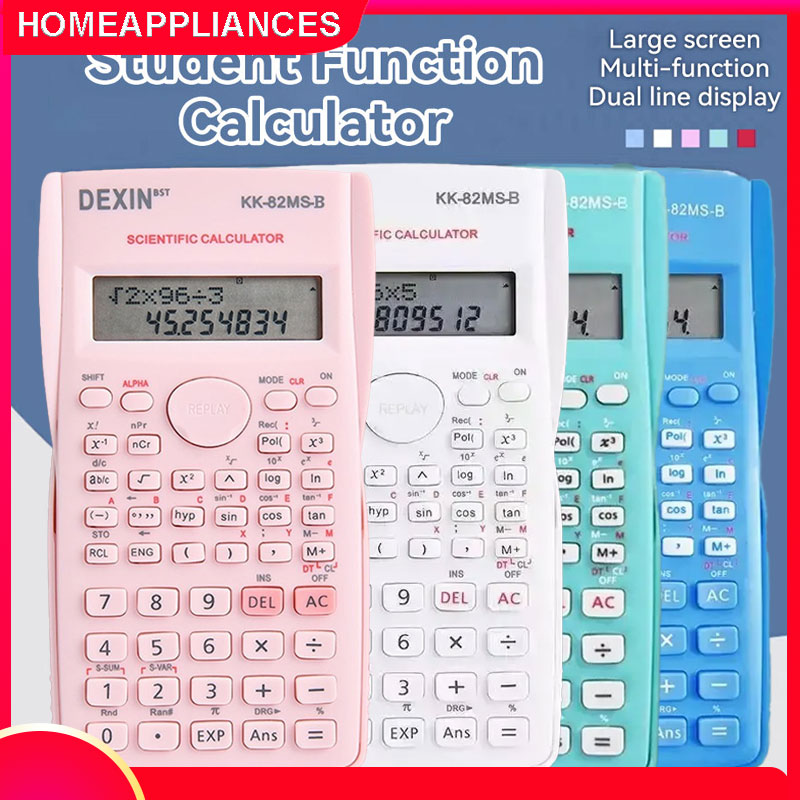 Máy tính khoa học đa chức năng Chức năng màn hình lớn di động Văn phòng phẩm cho đồ dùng văn phòng trường học