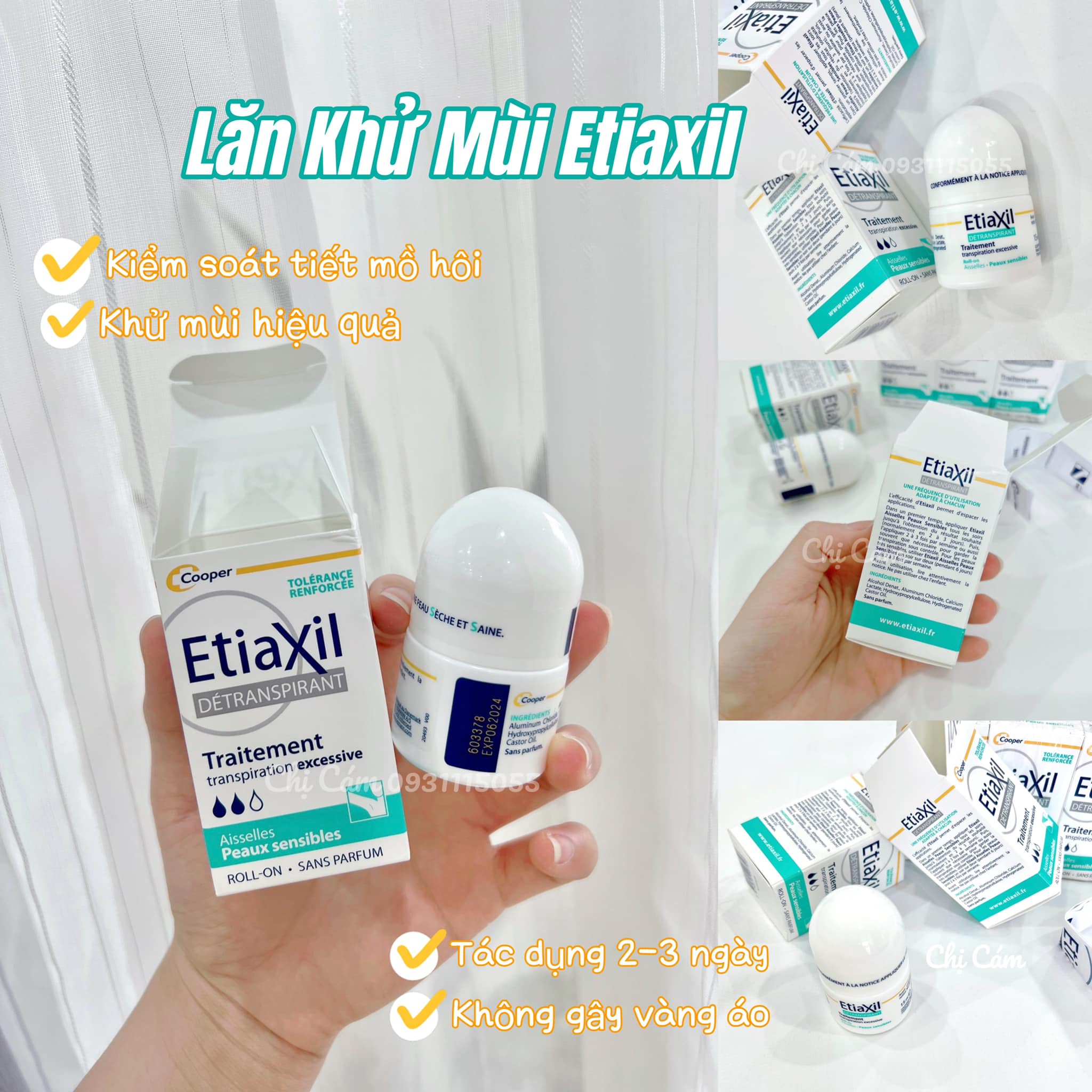 Lăn khử mùi Etiaxil