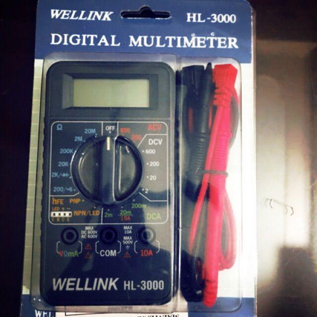 ĐỒNG HỒ VẠN NĂNG BỎ TÚI WELLINK HL-3000