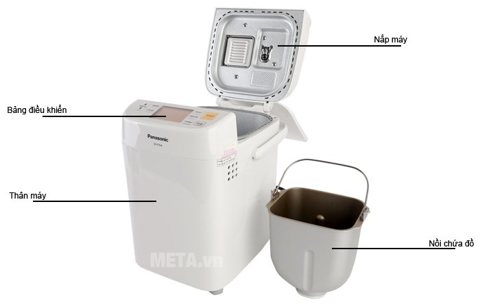 [Trả góp 0%]Máy làm bánh mì Panasonic SD-P104WRA