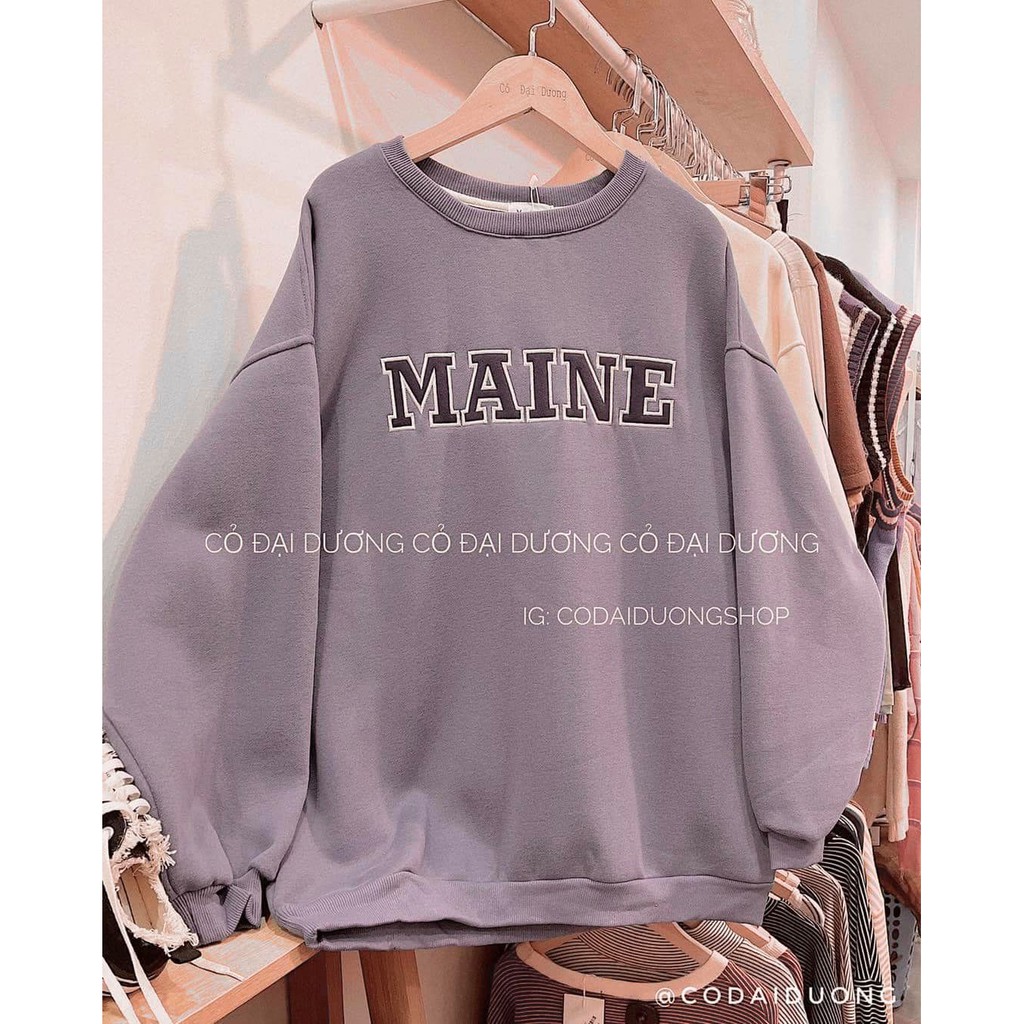 Áo Nỉ Hoodie MAINE , Áo Sweater Nỉ Chui Đầu Style  Ulzzang Basic Hàn Quốc HOT TREND TTSPA0007