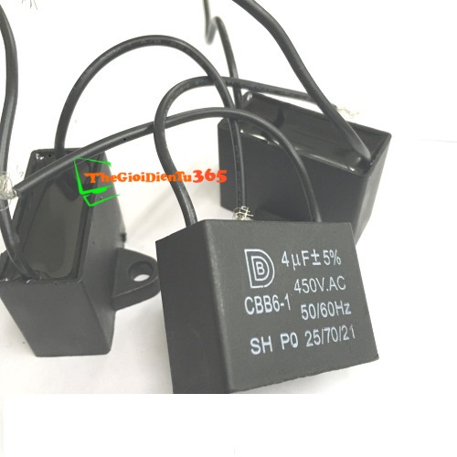 Tụ Quạt Dây 450V 4uf