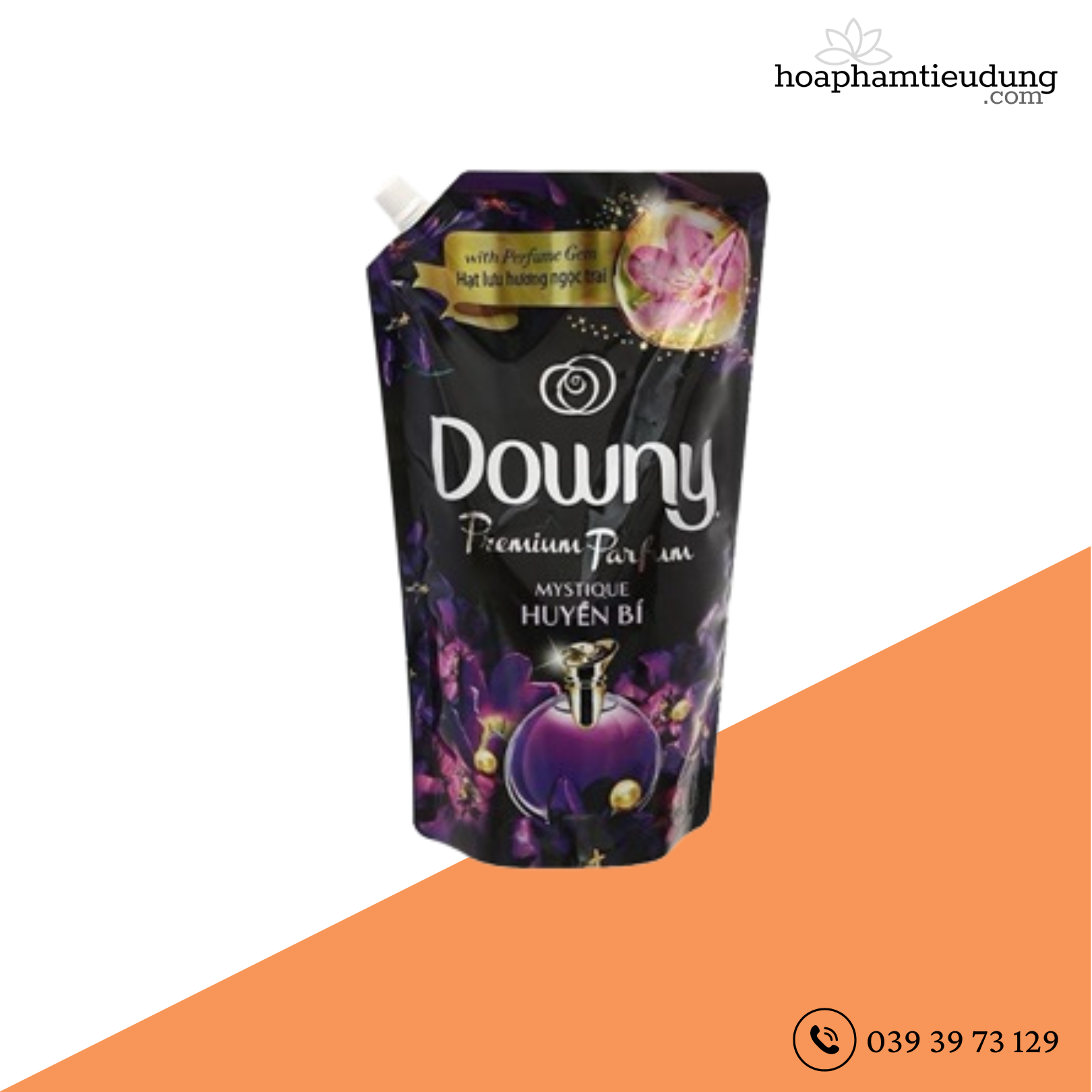 Nước xả vải đậm đặc lưu hương lâu Downy 1.45 - 1.6L