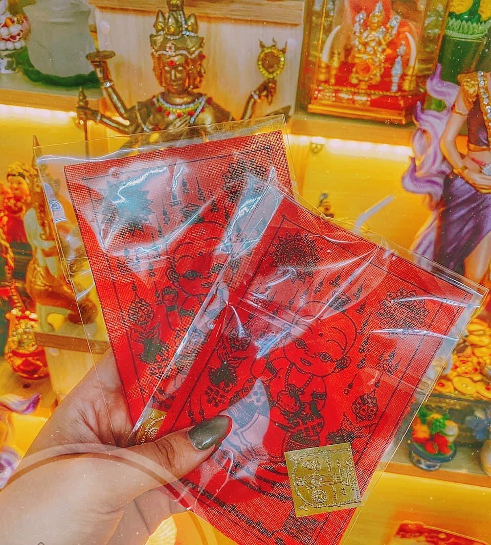 SET TRANG TRÍ CẬU B.É TÀI LỘC CHÙA WATTRAIMIT THÁI LAN