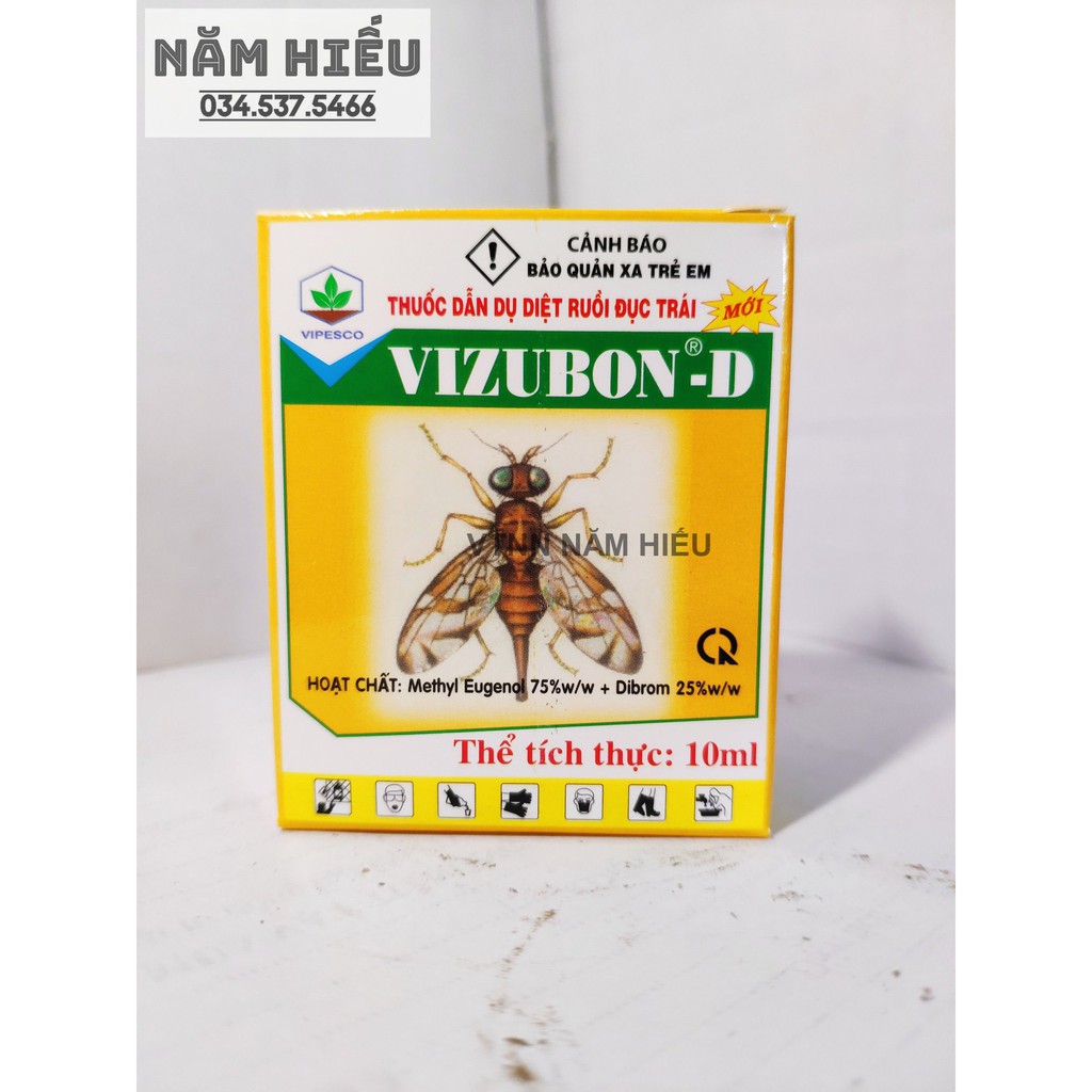 Vizubon Thuoc Dẫn Dụ Ruồi Đục Trái 10Ml - Dụ Ruồi Đực
