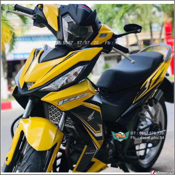Tem rời Winner V1 Vàng đen tổ ong (H)