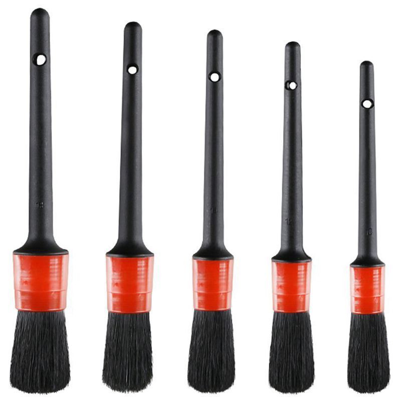 Set 5 cọ vệ sinh vành mâm, nội ngoại thất ô tô đa năng