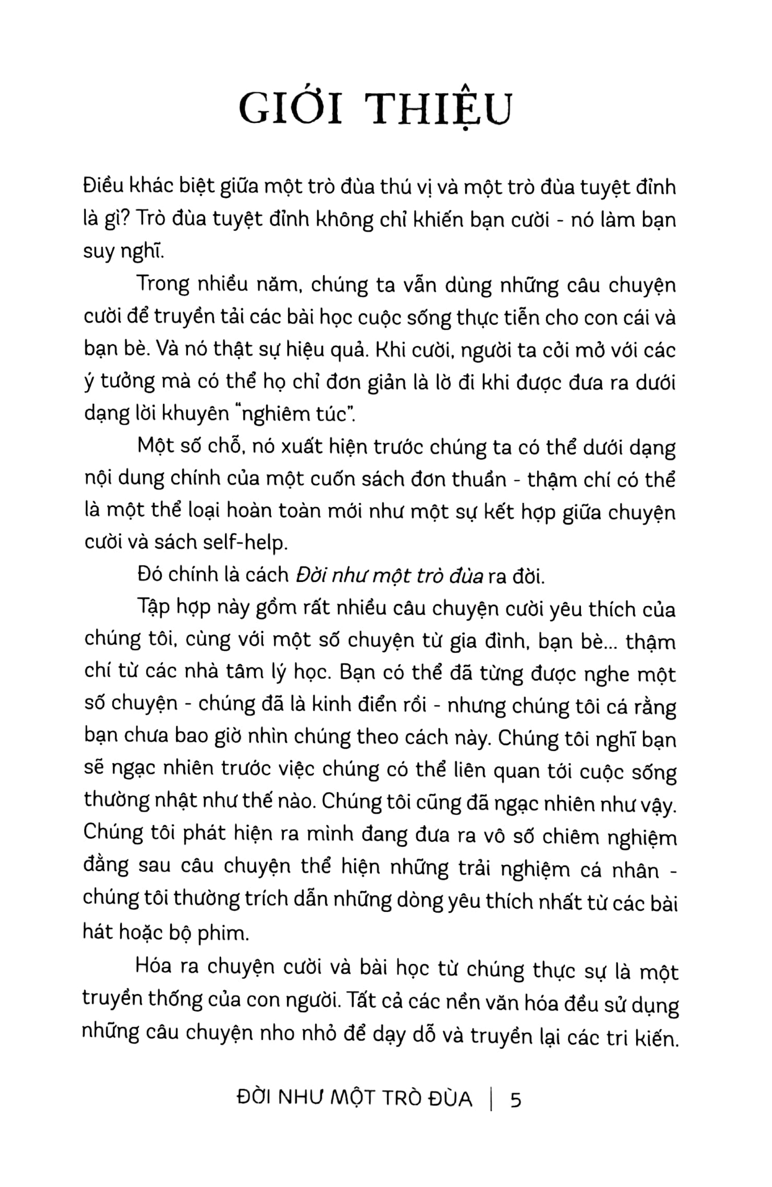 Fahasa - Đời Như Một Trò Đùa