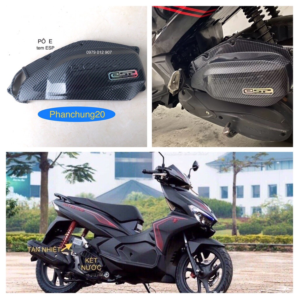 ỐP BẦU E ( ỐP LỌC GIÓ ) DÙNG CHO XE XE AB 2016 2017 2018 2019 CACBON