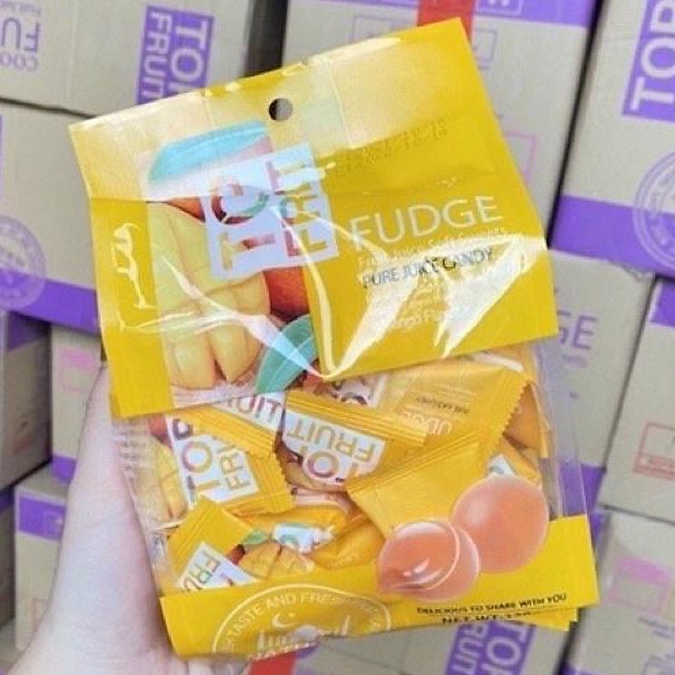 Combo 10 gói kẹo dẻo xoài top pruit fudge coowy - gói 320gr