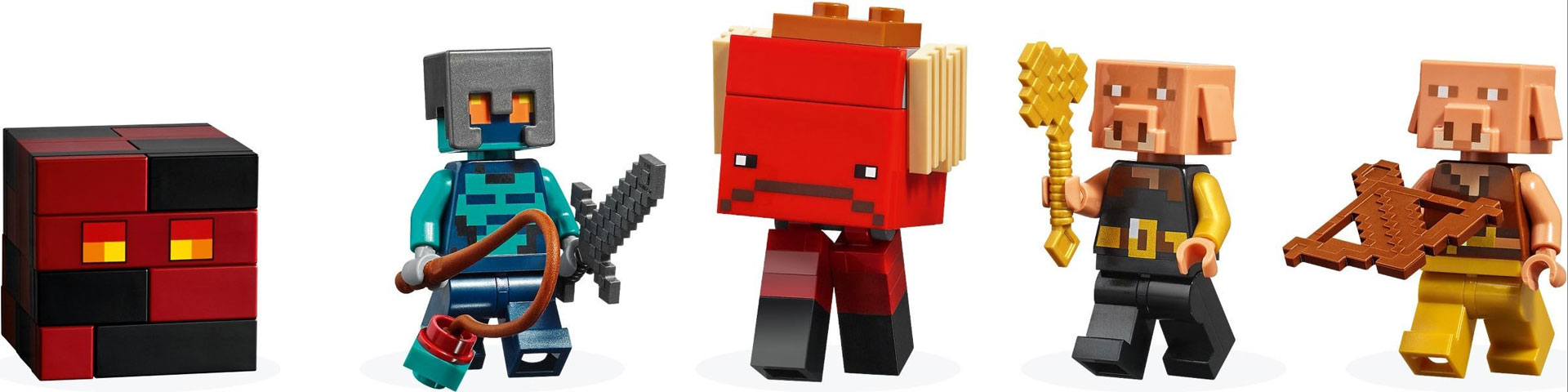LEGO Minecraft 21185 Tàn tích pháo đài Lợn