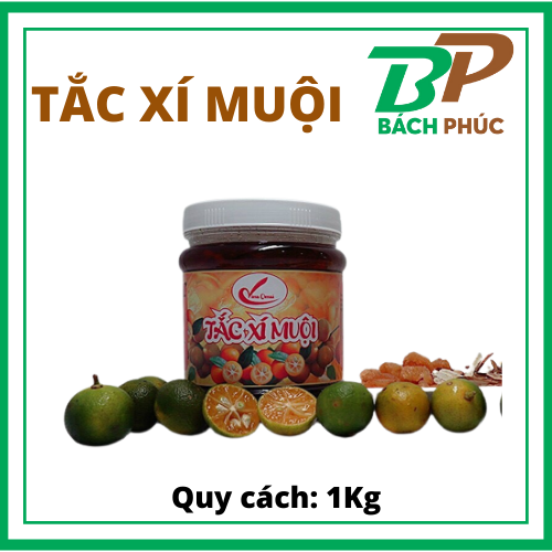 Mứt tắc xí muội vina 1kg - nguyên liệu pha chế trà tắc - kho pha chế bách phúc