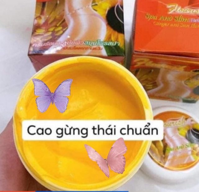 Kem tan mỡ bụng gừng ớt TháI Lan