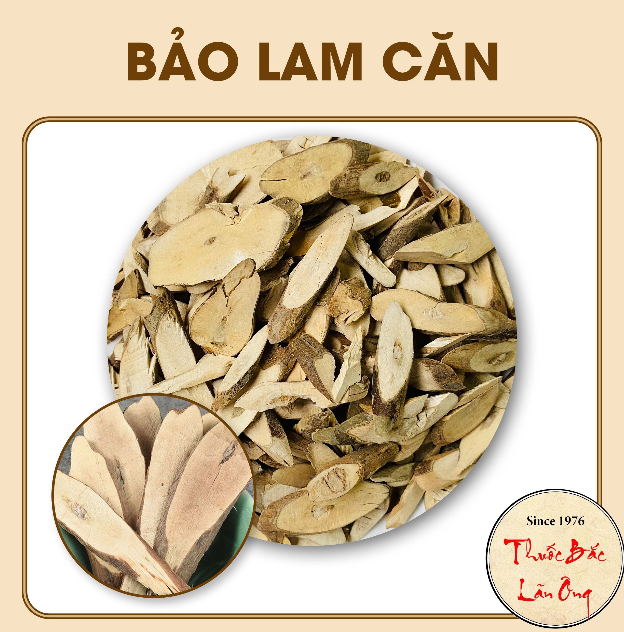 Bản lam căn 100g, khô, thơm, sạch - Lãn Ông