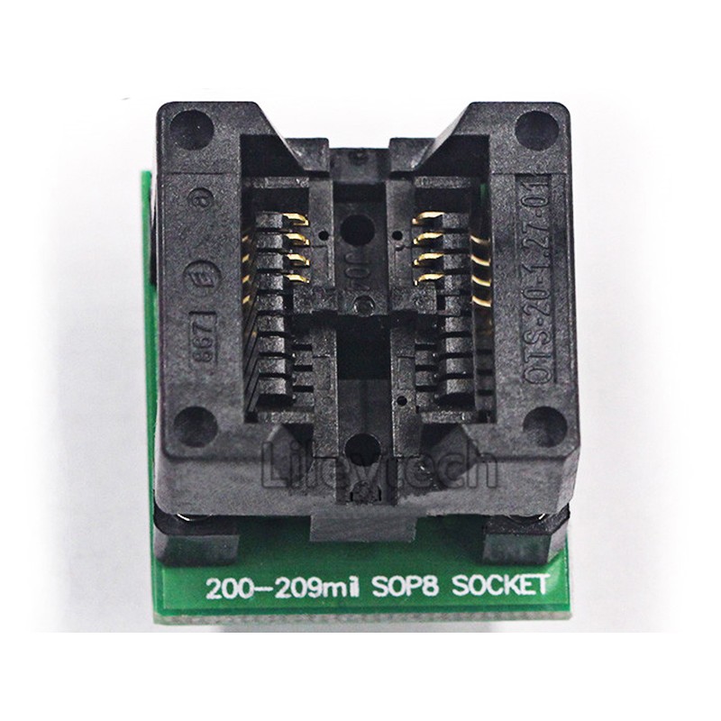 Đế chuyển chân nạp bios 200-209mil sop8 socket - không bảo hành