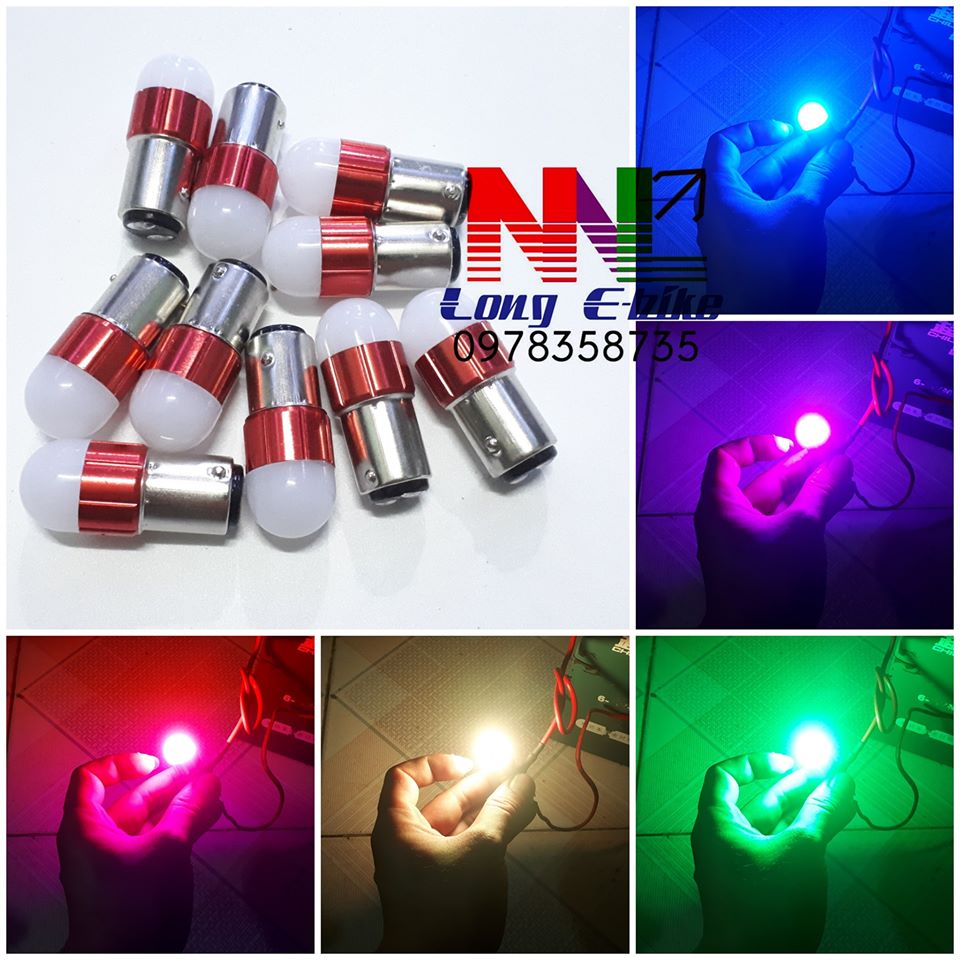 bóng hậu 7 màu nháy f1