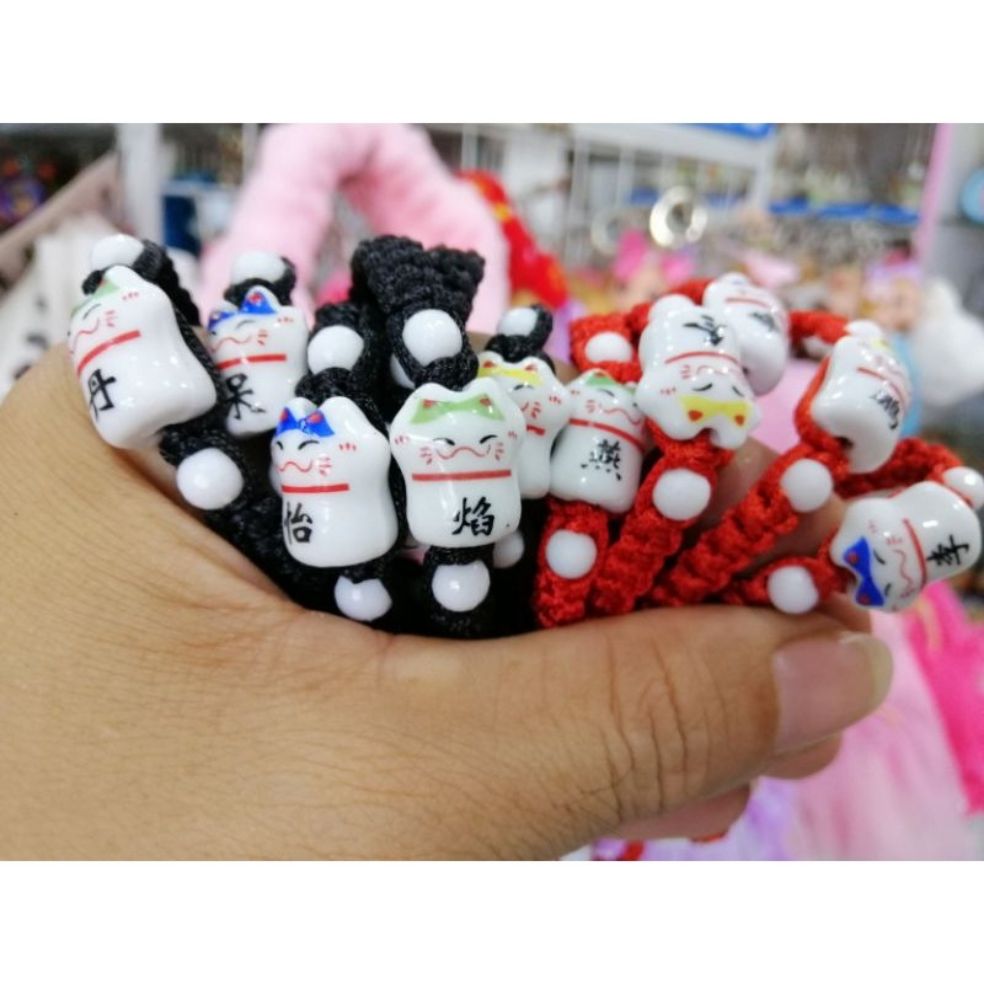 Lắc tay, vòng tay, dây tay rút mèo may mắn xinh xắn