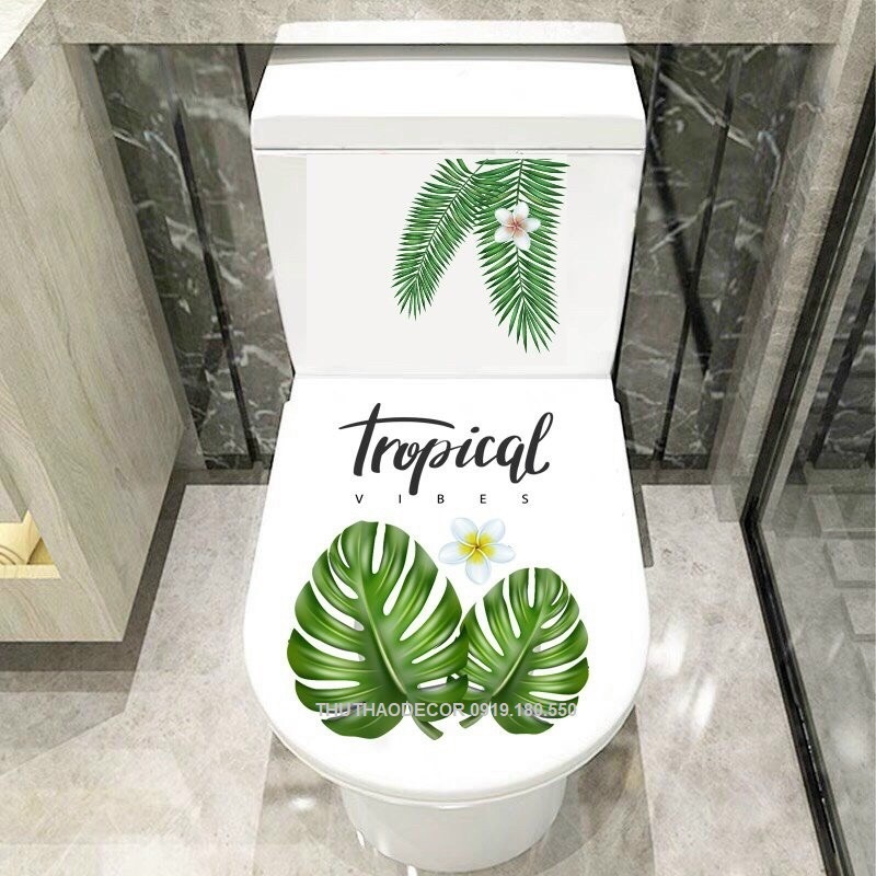 DECAL DÁN TRANG TRÍ TOILET (Tổng hợp mẫu) - Trang trí nhà cửa - THUTHAODECOR