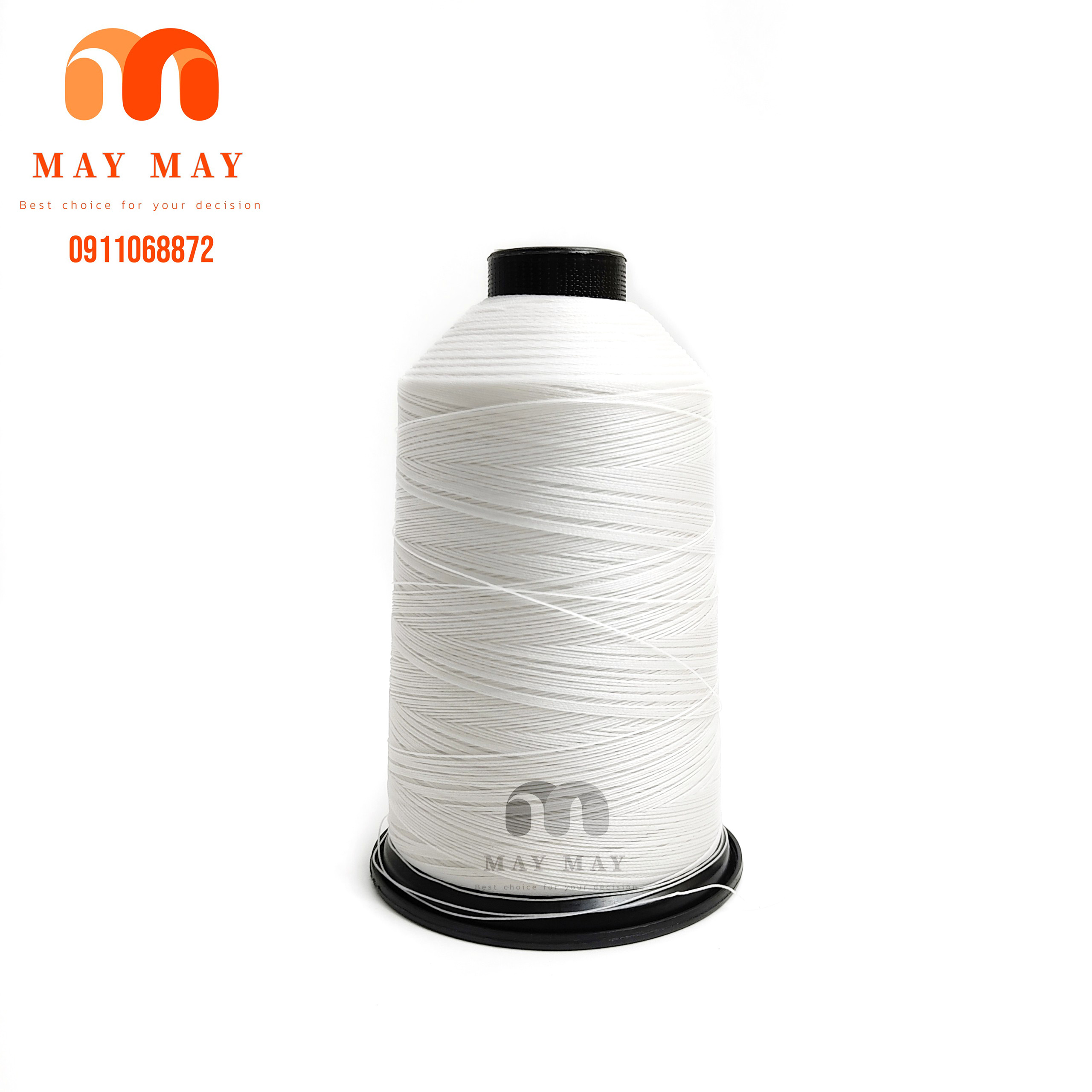 Chỉ may đồ da > Chỉ nilon 2 màu trắng đen > Chỉ nylon 210/3