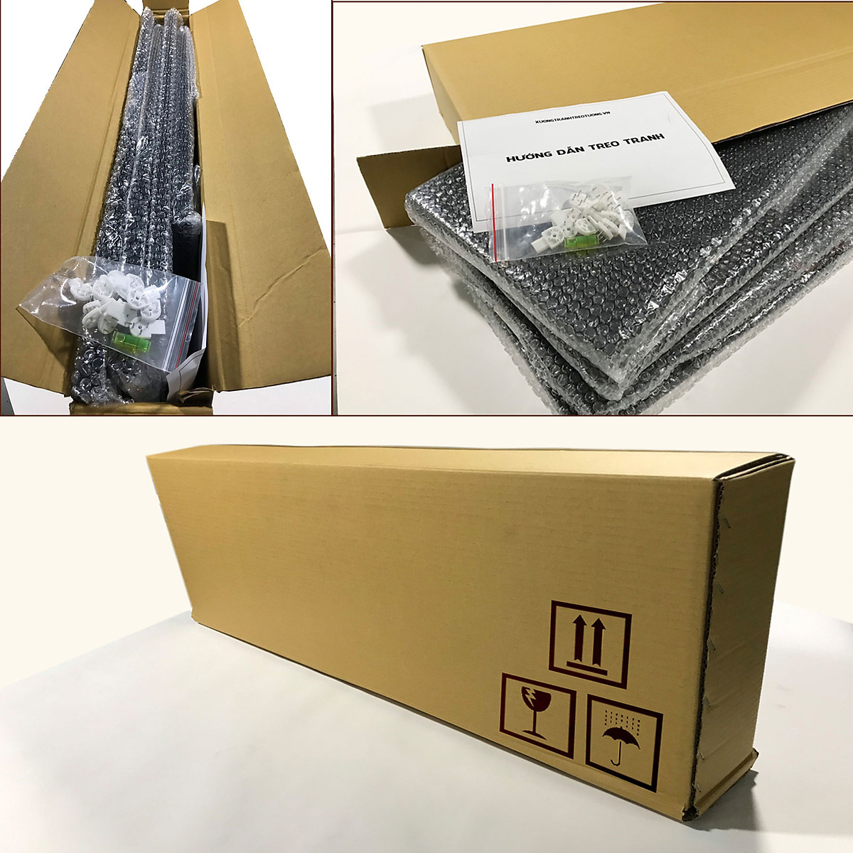 Tranh Canvas Treo Tường Hiện Đại Đàn Cá Vàng