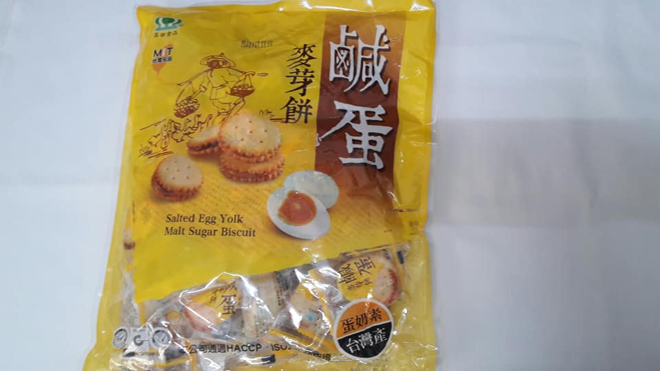 [HCM]Bánh quy trứng muối - Đài Loan (500g)