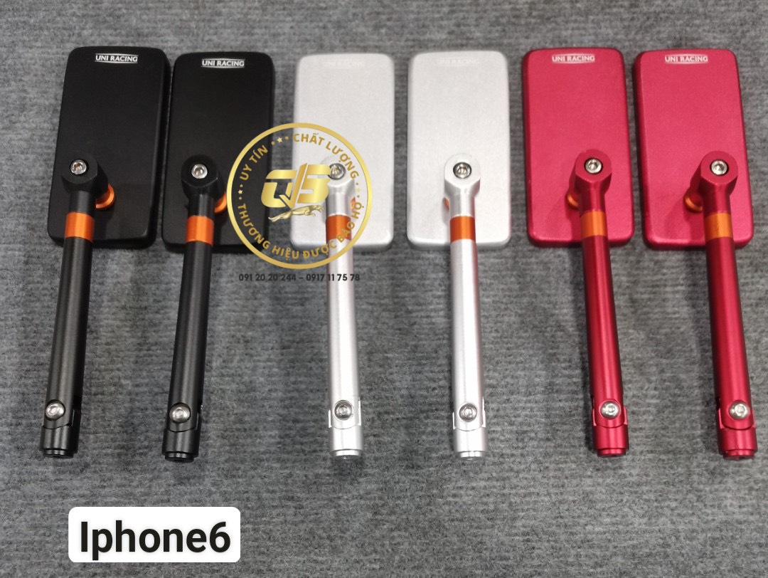 Kính chiếu hậu xe máy kiểu iphone nhiều màu