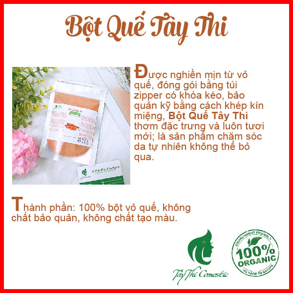 Bột Vỏ Quế Xay Mịn Tây Thi Gói 100 Gram