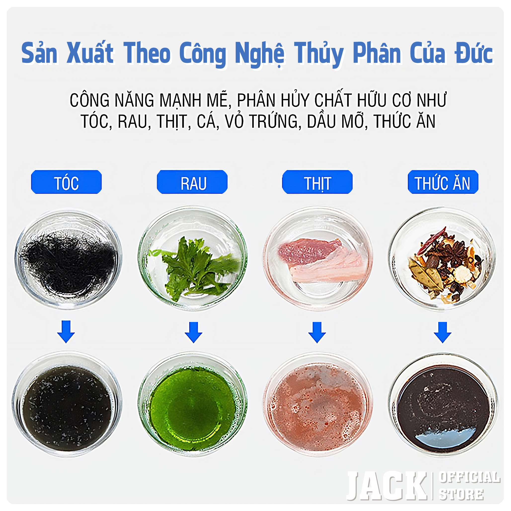 Chất Thông Cầu, Thông Cống Siêu Mạnh Jack 1,6 Lít