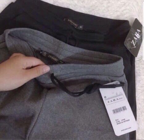 Quần Nữ Dễ Thương Jogger Len Tăm