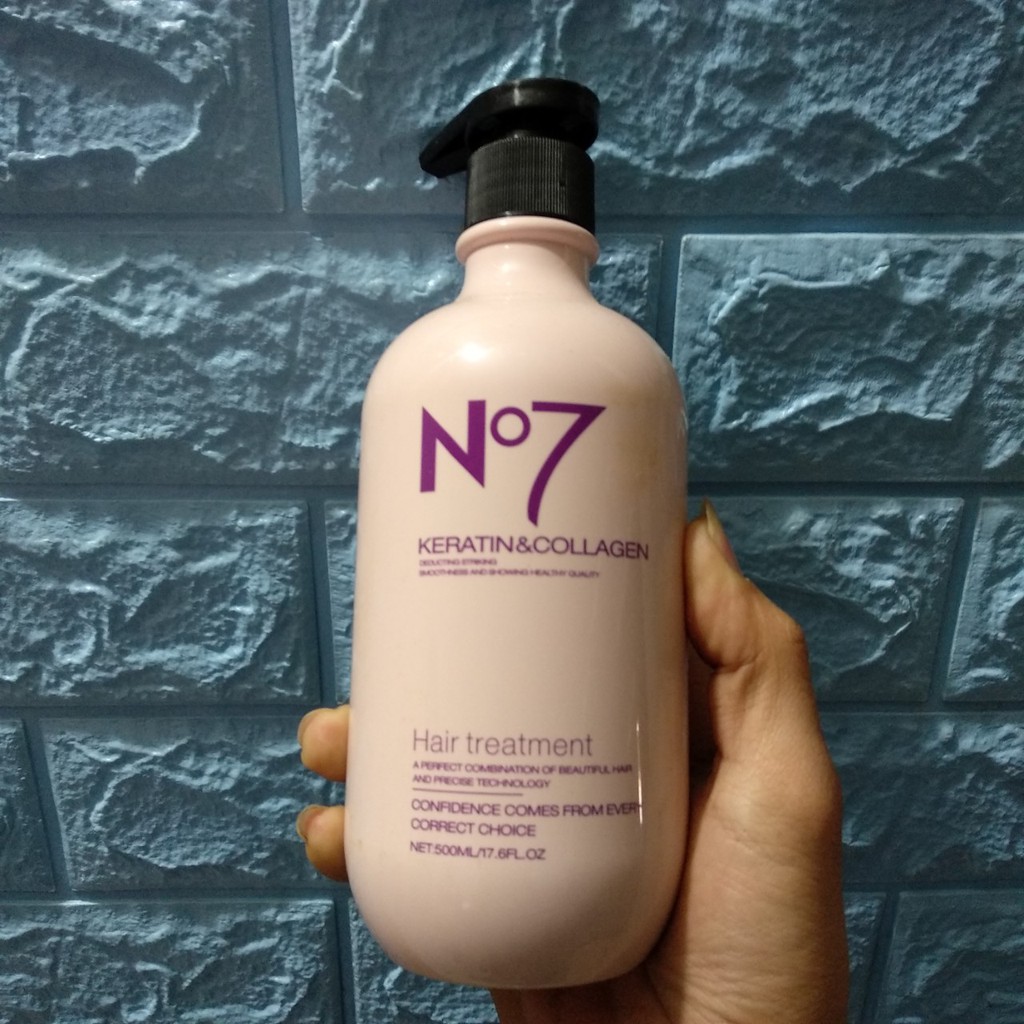 Kem ủ tóc phục hồi No7 Keratin Protein mềm mượt 500ml