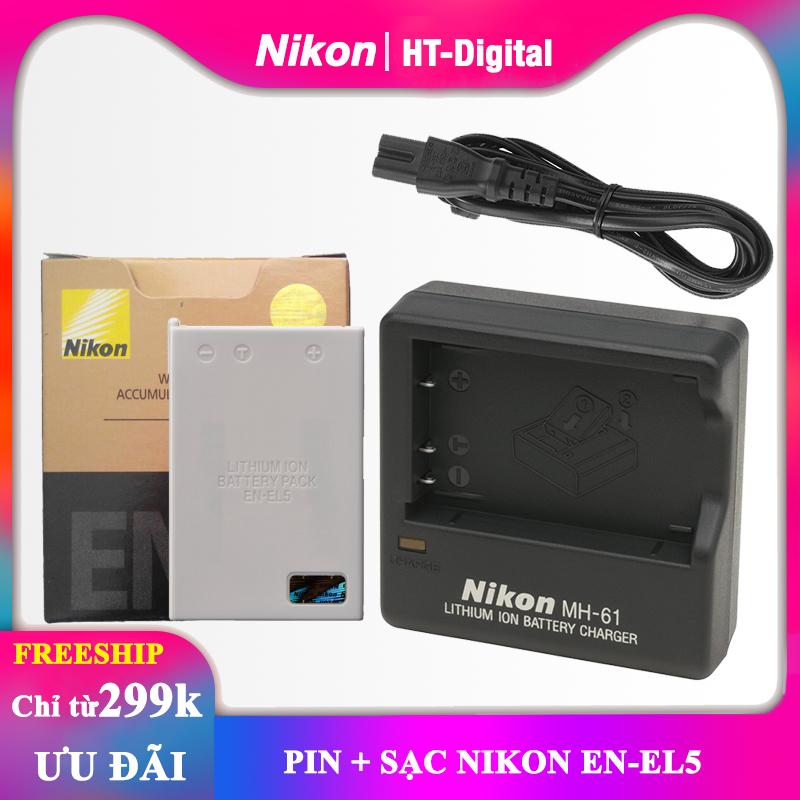 Pin + sạc máy ảnh nikon en-el5
