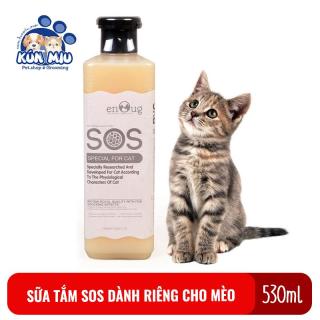 Sữa tắm SOS dành riêng cho mèo chai 530ml màu trắng sữa HÀNG CHÍNH HÃNG thumbnail