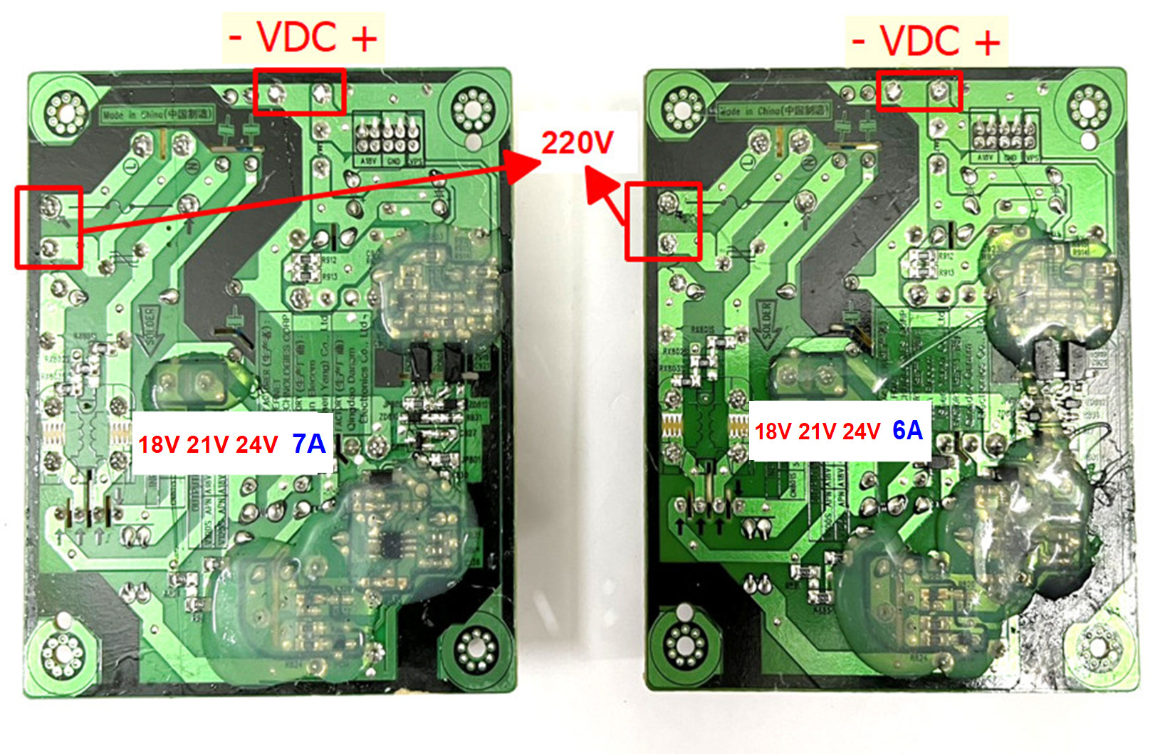 MẠCH NGUỒN 220V. 18V 7A , 21V 7A , 24V 7A  AMPLI CLASS D. ( Loa samsung AH8113870B , AH8113871B , AH4400307C )