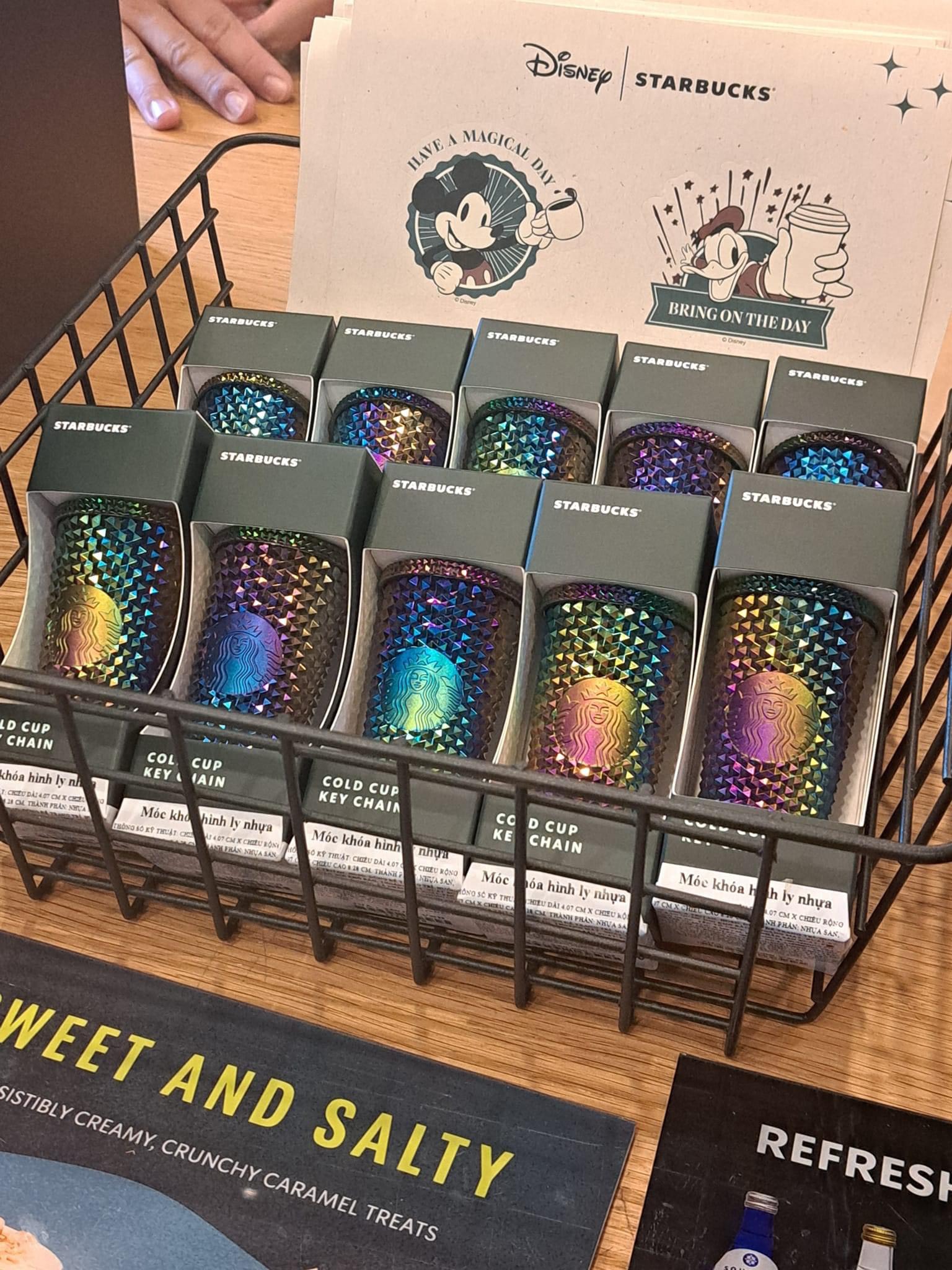 |CHÍNH HÃNG| Móc Khóa Starbucks BLING BLACK